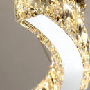 GobekUsa Crystal Ceiling Chandelier: Modern Stainless Steel LED Indoor Lighting for Living Room & Bedroom