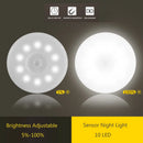 GobekUsa LED Motion Sensor Nightlight | USB Rechargeable Wall Lamp for Stairs & Closet