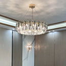GobekUsa Crystal Atmosphere Chandelier: Modern Luxury for Living Room, Dining Room, Bedroom