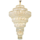 GobekUsa Crystal Hollow Chandelier: Elegant Lighting for European Villa, Hotel Lobby, and Living Room