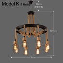 GobekUsa Industrial Rustic Pendant Lights Indoor Lamp for Living Dining Room Home Décor