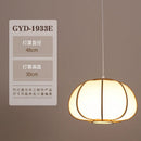 GobekUsa Bamboo Pendant Lamp: Japanese Zen Tea Room Hanging Light for Home Decor