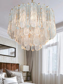 GobekUsa Crystal Bedroom Pendant Lamp: Designer Luxury Glass Lighting for Living Room