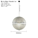 GobekUsa Designer Moon Pendant Chandelier High-end LED Lighting for Living Room Bedroom