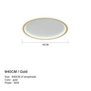 GobekUsa Dimmable LED Ceiling Light for Modern Nordic Living Room and Bedroom