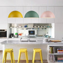 GobekUsa Iron Lustre Pendant Lights: Modern Nordic Bar Counter Hanging Lamp Fixture for Home Decor