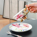 GobekUsa Lily Flower Tea Set with Spoon - High-end Porcelain Cup Saucer Mug