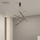 GobekUsa LED Chandelier: Modern Luster Lighting for Stair Hall Bedroom Room Duplex Building