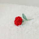 GobekUsa Knitted Rose Bouquet DIY Crochet Wedding Mother's Day Gift