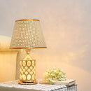 GobekUsa Crystal Table Lamp: Elegant Bedroom Nightstand Light for Warm & Romantic Ambiance