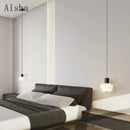 GobekUsa Acrylic LED Hanging Lamp for Minimalist Bedroom Decor