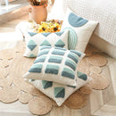 GobekUsa Geometric Tufted Diamond Pillow Cover 45x45cm/30x50cm Square for Living Room