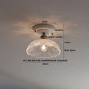 GobekUsa Ceramic LED Ceiling Light Creamy White Nordic Indoor Lighting Fixture