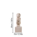 GobekUsa Abstract Family Character Ceramic Sculpture Desk Decoration