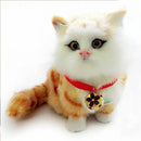 GobekUsa Cat Dog Plush Ornaments Dolls for Home Decor & TV, Realistic Pet Figurines