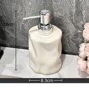 GobekUsa Wrinkle Ceramic Soap Dispenser Pump Bathroom Lotion Bottle Accessories