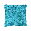 GobekUsa 3D Blue Floral Velvet Cushion Cover 30x50/45x45CM - Small Daisy Sunflower Pillowcase