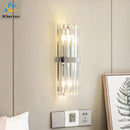GobekUsa Crystal LED Wall Lights: Modern 40CM Bedroom Living Room Lamp