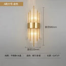 GobekUsa Crystal LED Wall Light Modern Indoor Lighting for Living Room & Aisle