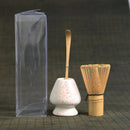 GobekUsa Japanese Bamboo Tea Ceremony Set Matcha Whisk Brush Grinder Tools