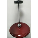 French Cream Flying Saucer Metal Pendant Light