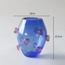 GobekUsa Creative Bubble Glass Vase Hydroponics Desk Decoration Artificial Flowers Room Decor