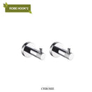 GobekUsa Bathroom Accessories Set: Rose Gold Chrome Hook, Brushed Gold Towel Rack, Stainless Steel Toilet Paper Holder
