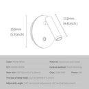 GobekUsa Dimmable LED Wall Lamp with Touch Switch, 340° Rotatable Backlight for Bedside & Study
