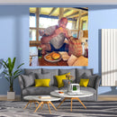 GobekUsa Blueberry Pancakes Tapestry Wall Hanging: Funny Home & Bedroom Decor