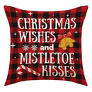 GobekUsa Christmas Pillowcase: Santa Claus Snowman Print for Living Room Sofa Decor