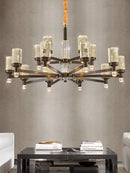 GobekUsa Bubble Crystal Chandelier for Luxurious Living Room Decor