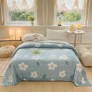 GobekUsa Dinosaur Patterns Snowflake Velvet Blanket in Various Sizes for Home/Office