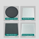 GobekUsa 12" Matte Black Rainfall Shower Head Set with Shower Arm