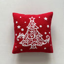GobekUsa Christmas Cartoon Embroidered Pillow Covers for Festive Sofa Decor