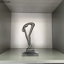 GobekUsa Gymnast Statue Desk Ornament Metal Sculpture Room Decor