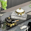 GobekUsa Lucky Ceramic Ashtray: Premium Smoking Accessories for Weed, Home & Gifts