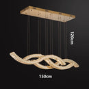 GobekUsa Crystal Chandelier Pendant Light for Living and Dining Room Luxurious Ceiling Lighting