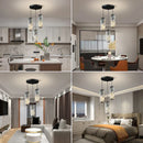 GobekUsa Gold Crystal Chandelier: Elegant Dining Room Pendant Lighting