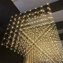 GobekUsa Cube LED Chandelier for Modern Luxury Living Room & Dining Office Hotel