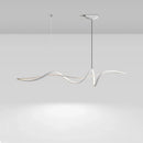 GobekUsa Aluminum LED Chandelier: Modern Dining Island Light for Stylish Indoor Decoration