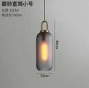 GobekUsa Glass Ball Pendant Light Fixture for Kitchen Dining Room Bedroom - Modern Hanging Lamp Luminaire Home Decor Lighting