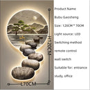 GobekUsa Crystal Ceramic LED Wall Lamp for Modern Wall Decor in Living Room Bedroom Office