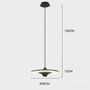 GobekUsa LED Flying Saucer Pendant Lights for Living Room Dining Bedroom Indoor Lighting