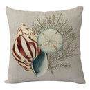 GobekUsa Coastal Cushion Cover - Sea Theme Decorative Sofa Pillowcase