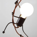 GobekUsa Iron Man Chandelier: Modern Creative Art Climber for Aisle, Corridor, Children's Room, Bedroom