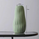 GobekUsa Irregular Ceramic Vase for Modern Floral Arrangement & Room Decor