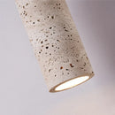 GobekUsa LED Wall Lamp Pull Chain Switch Wood Nordic Modern Yellow Travertine Mirror Light