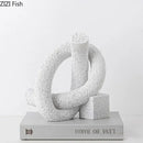 GobekUsa Abstract Twisted Knot Sculpture for Room Aesthetics Decor