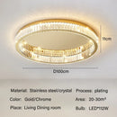 GobekUsa Crystal LED Ceiling Chandelier for Home Living Room Bedroom Lighting