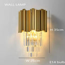 GobekUsa Gold Crystal Ceiling Lights for Modern Home Decor